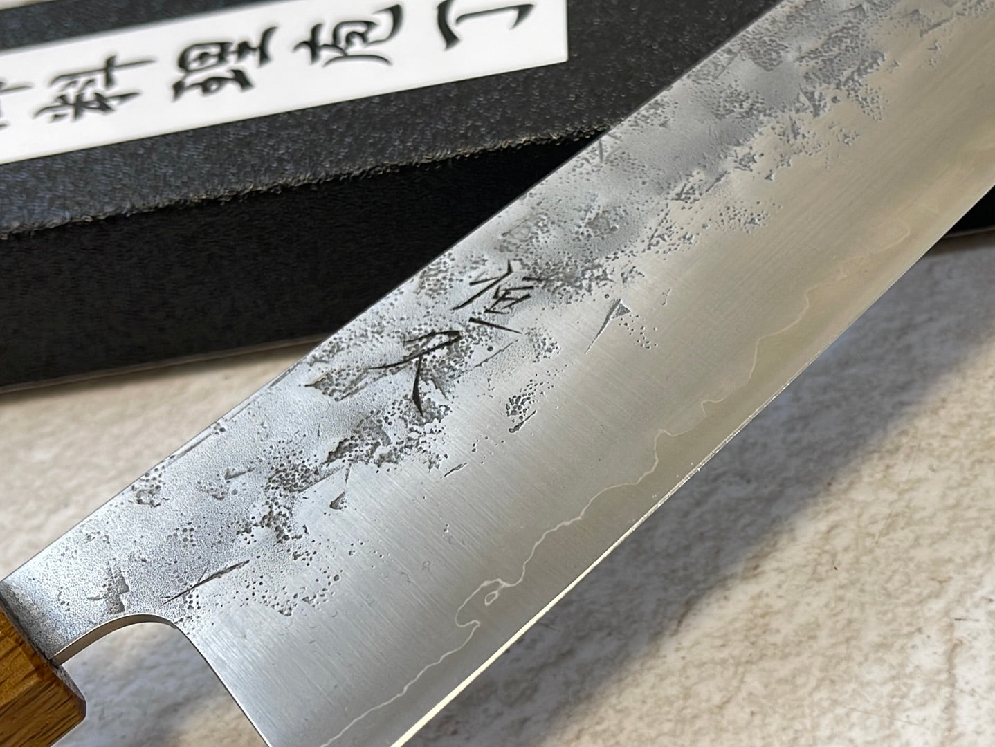 Tsunehisa SLD Washiji KOY Gyuto Knife 240mm - Made in Japan 🇯🇵 Oak Yaki Handle