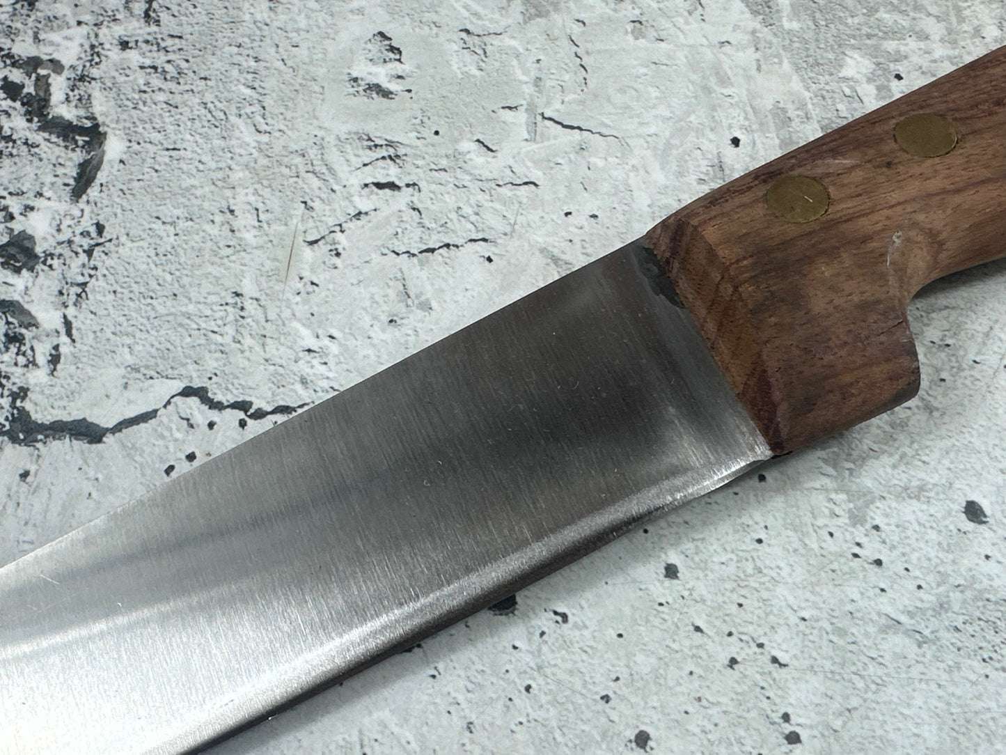Vintage French Butcher Knife 200mm High Carbon Steel Made in France 🇫🇷 2039