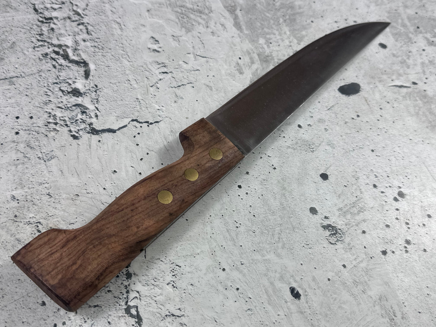 Vintage French Butcher Knife 200mm High Carbon Steel Made in France 🇫🇷 2039