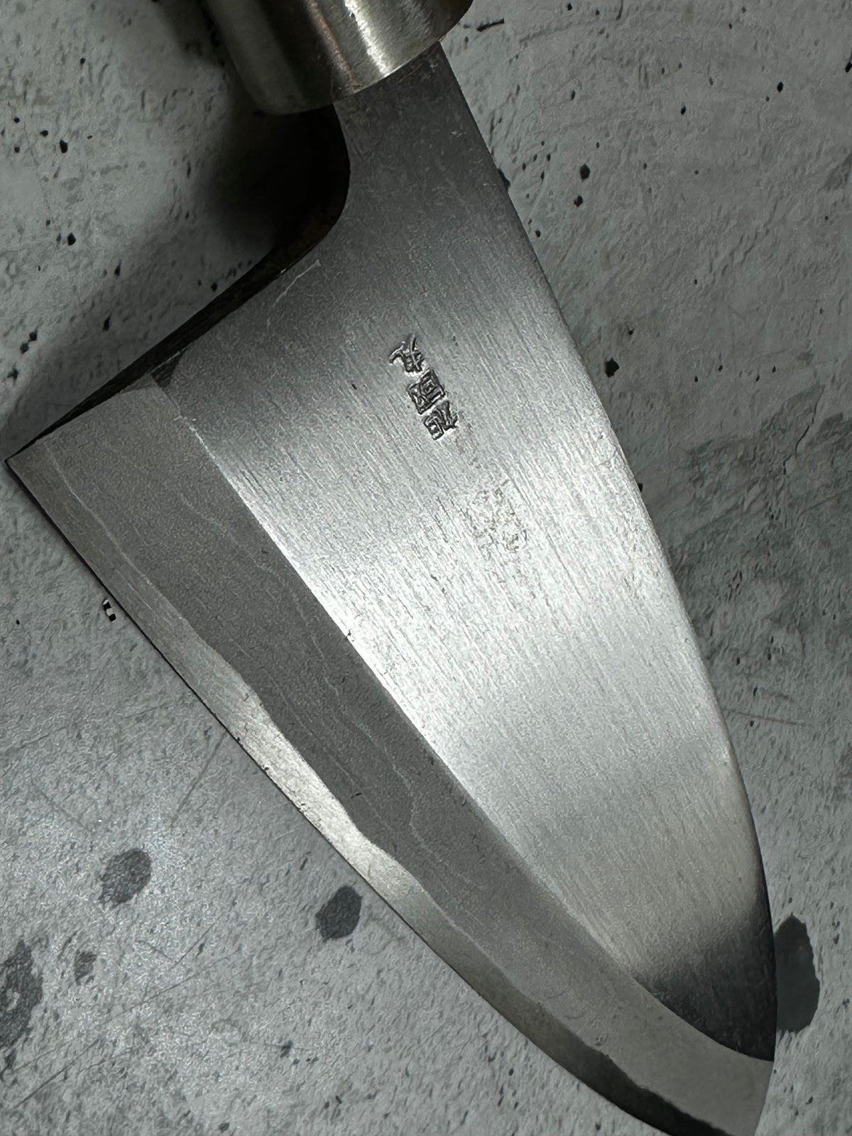 Vintage Tokusen Asahikuni Deba Knife 150mm Carbon Steel Timber Handle 2272