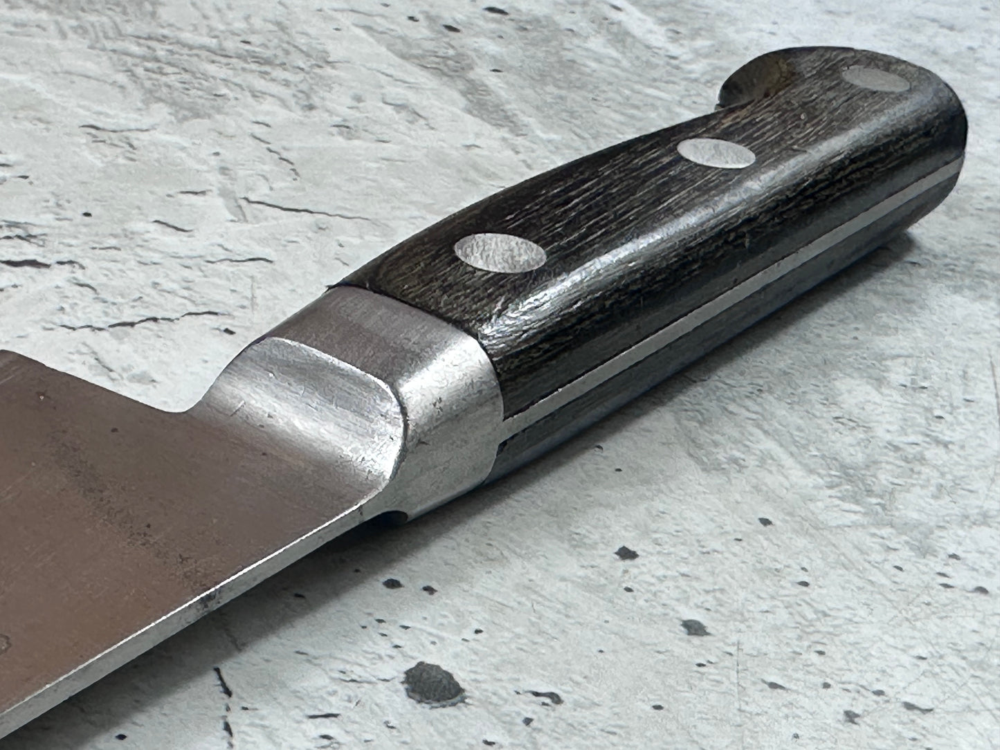 Vintage Japanese Hisamoto Gyuto Knife 190mm Inox Steel 2014