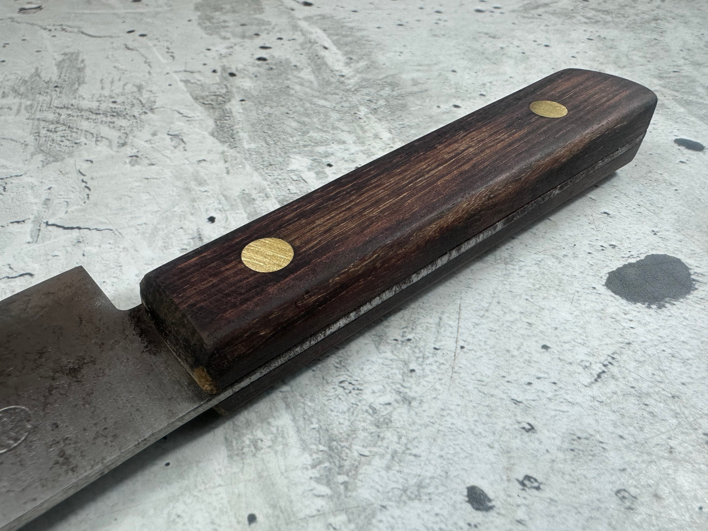 Vintage Japanese Gyuto Knife 210mm Carbon Steel Japan 2012
