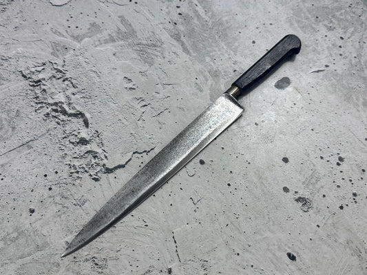 Vintage Sabatier Nogent Flexible Slicing Knife 200mm Carbon Steel 2187