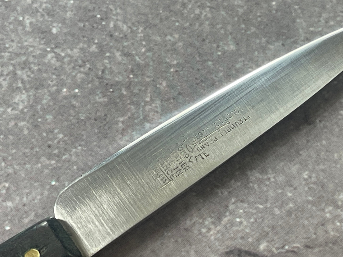 Vintage French Sabatier Trumpet - Gold Medal 1812 Paring Knife Stainless Steel Made in France 🇫🇷