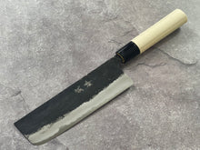 Load image into Gallery viewer, Murata Aogami Kurochi Finish Nakiri Knife 170mm - Made in Japan 🇯🇵