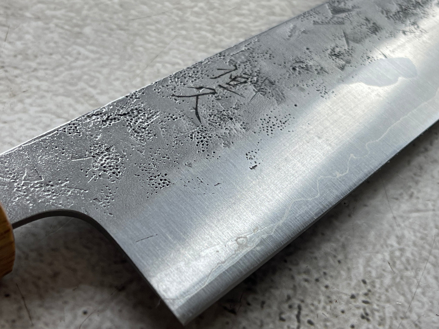 Tsunehisa SLD Washiji KOY Bunka Knife 170mm - Made in Japan 🇯🇵 Oak Yaki Handle