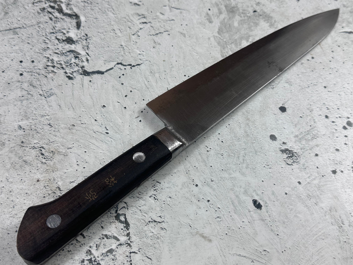 Vintage Gyuto Knife 220mm Carbon Steel Japan 2006