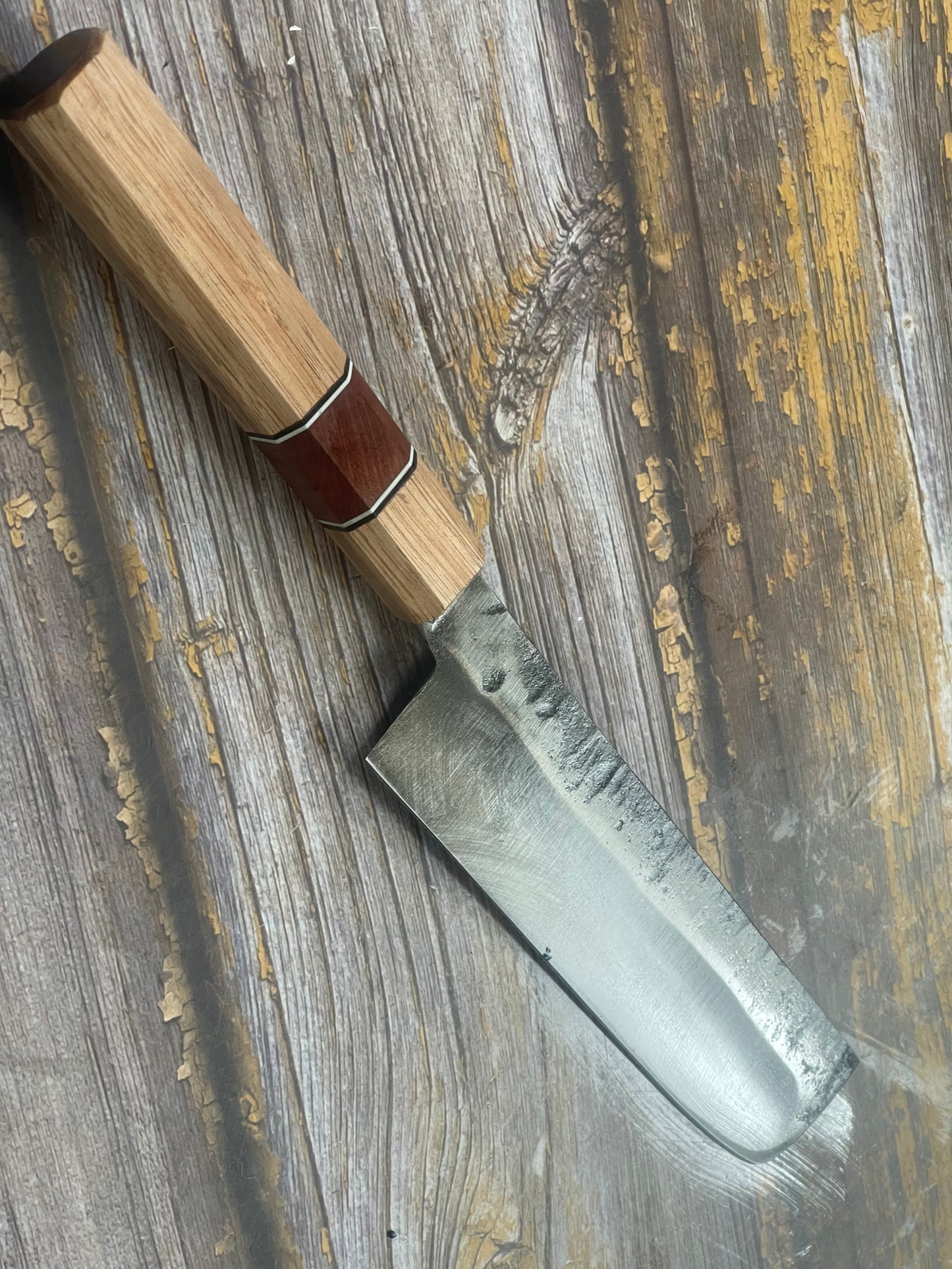HG Blade Nakiri Knife 180mm Kurouchi Finish 1084 High Carbon Steel (2025)