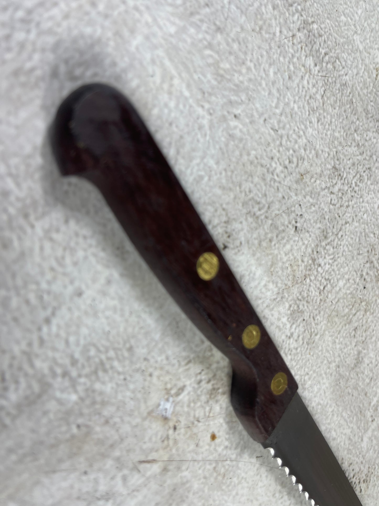 Vintage French Serrated Paring Knife Set 4x Made in France 🇫🇷 1987