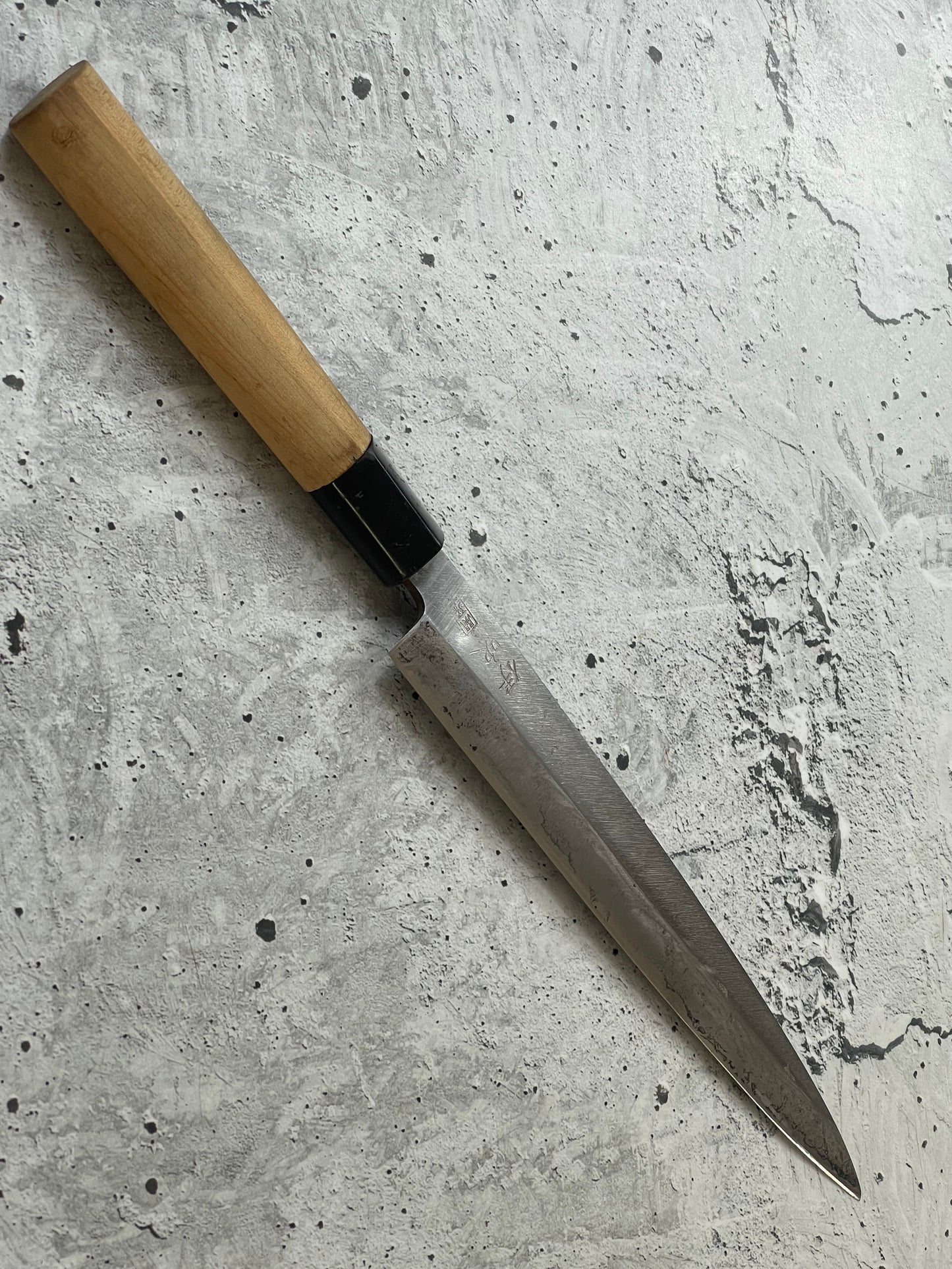 Vintage Japanese Yanagiba Knife 200mm  Made in Japan 🇯🇵 Carbon Steel 1760