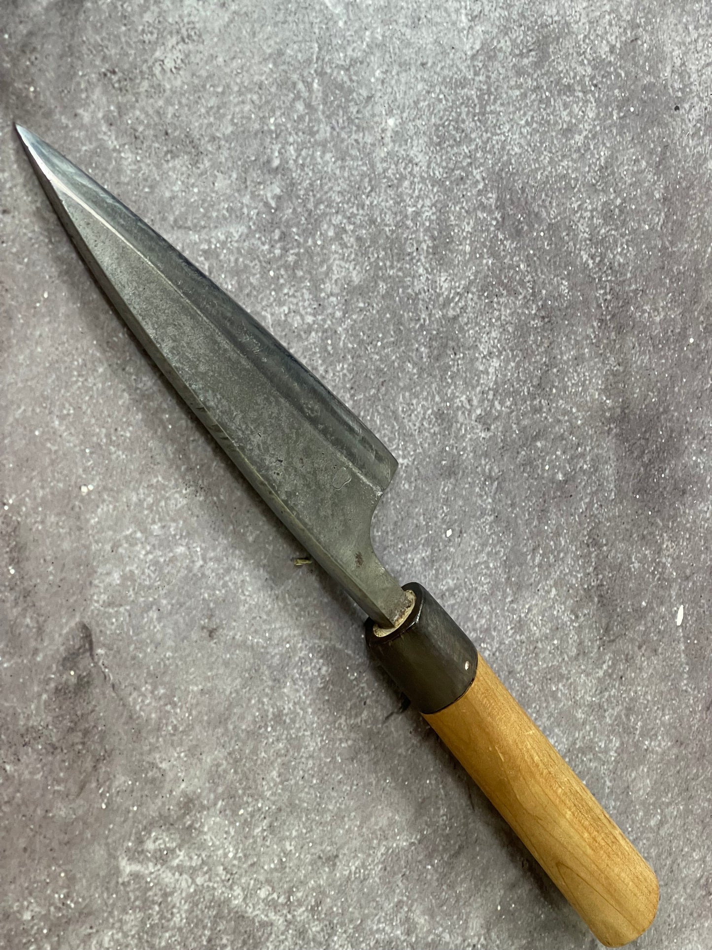 Vintage Japanese Funayuki Knife 130mm Made in Japan 🇯🇵 Carbon Steel 1671