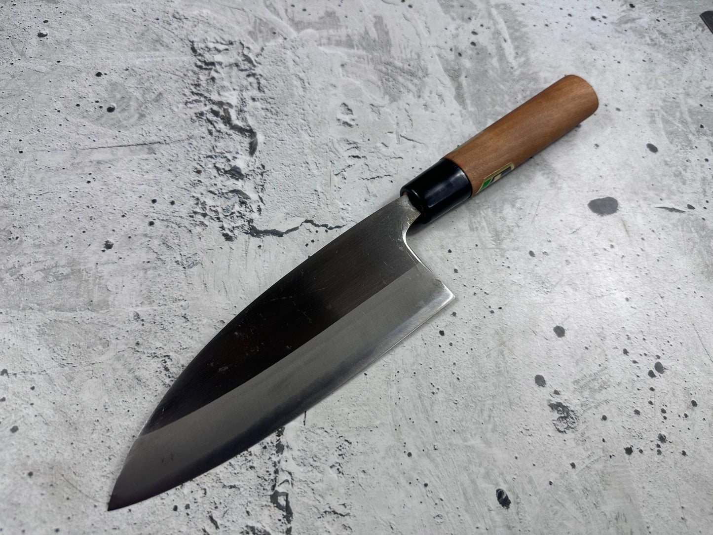 Vintage Tosa Kanetsugu Deba Knife 170mm Carbon Steel 2163