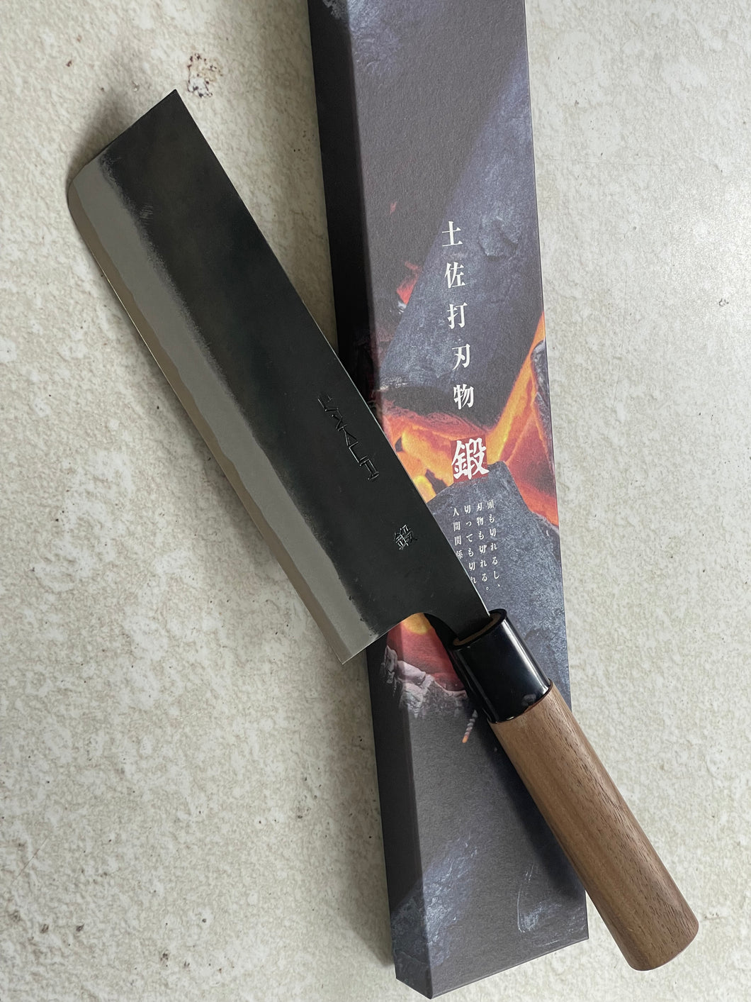 Zakuri Aokami Steel Kuro Nakiri Knife 165mm - Made in Tosa 🇯🇵 Japan
