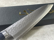 Load image into Gallery viewer, Masutani Kokuryu Gyuto 180mm Blue Pakkawood Handle