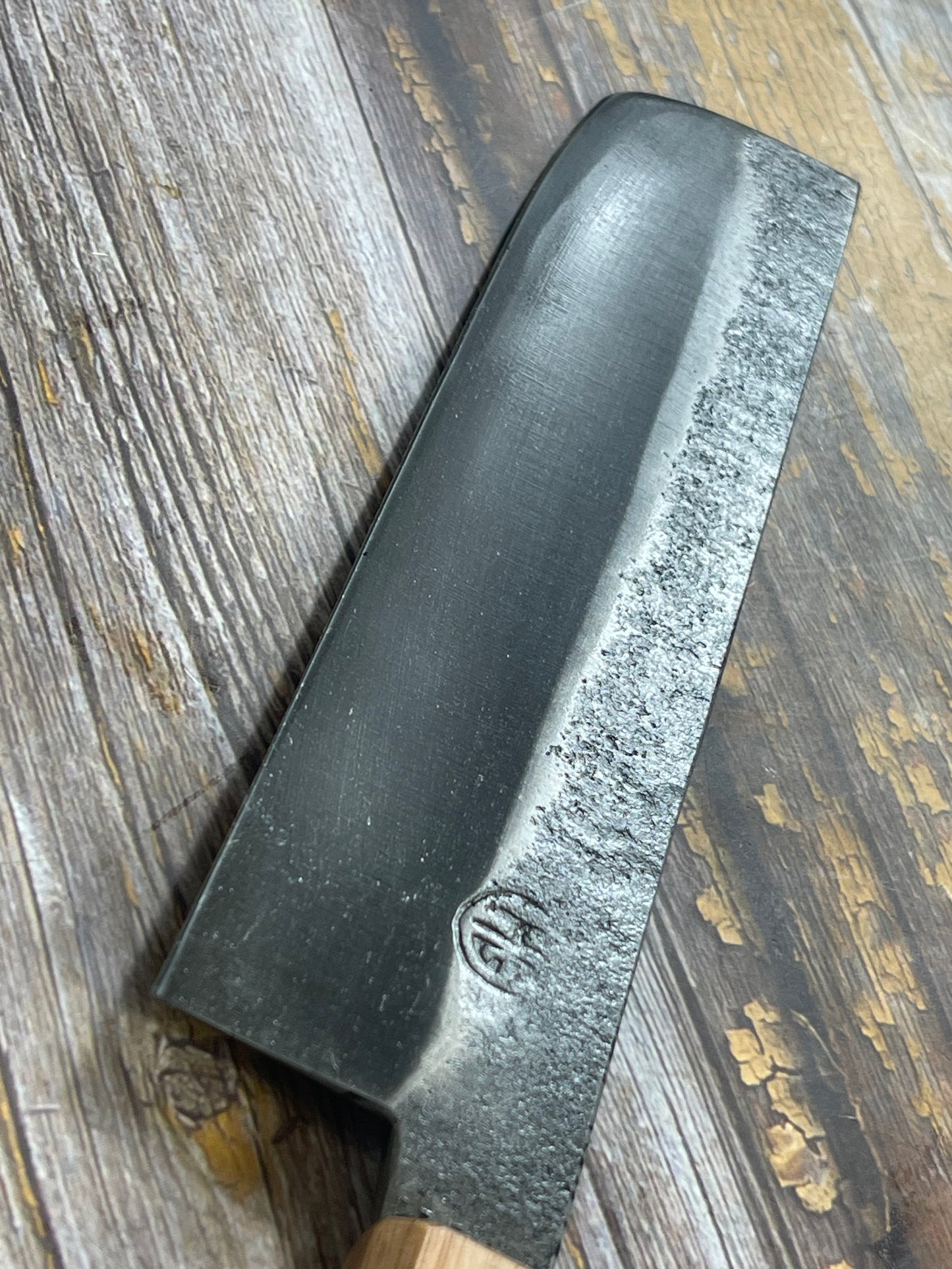 HG Blade Nakiri Knife 180mm Kurouchi Finish 1084 High Carbon Steel (2025)