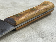Load image into Gallery viewer, Vintage L.&amp; I. J. White Butcher Cleaver Knife 230mm Carbon Steel Blade Made in USA 1922