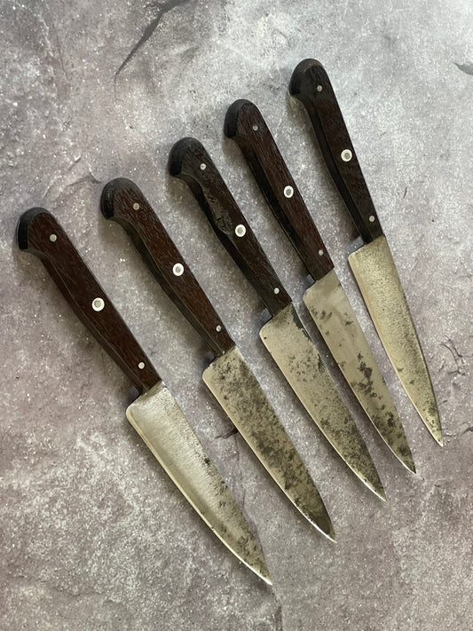 Vintage French Knife Set 5x Made in France 🇫🇷 1584