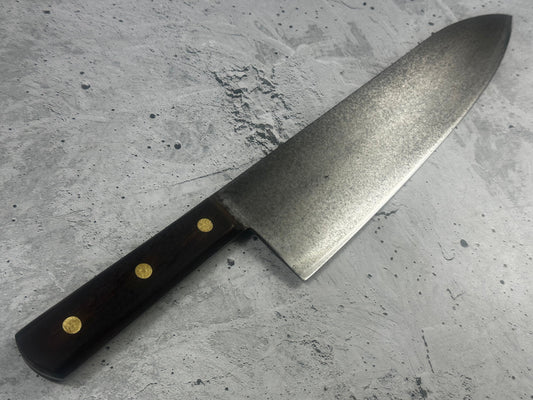 Vintage Unbranded Carbon Steel Gyuto Knife 300mm 2321