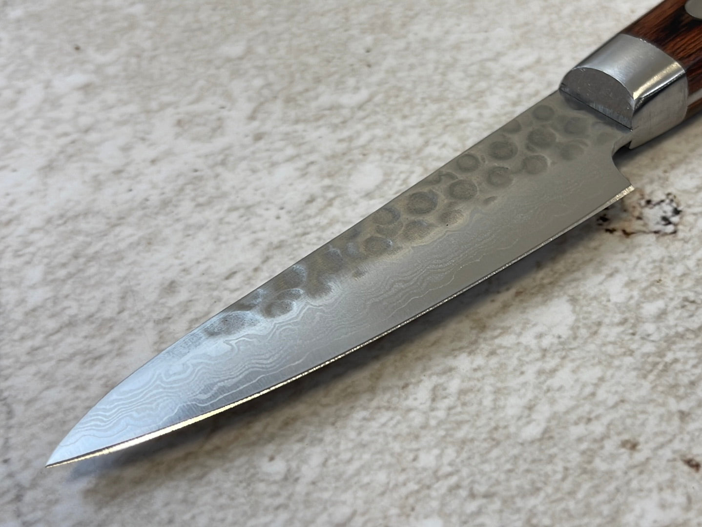 Tsunehisa VG10 Brown Pakka Petty 80mm - Made in Japan 🇯🇵