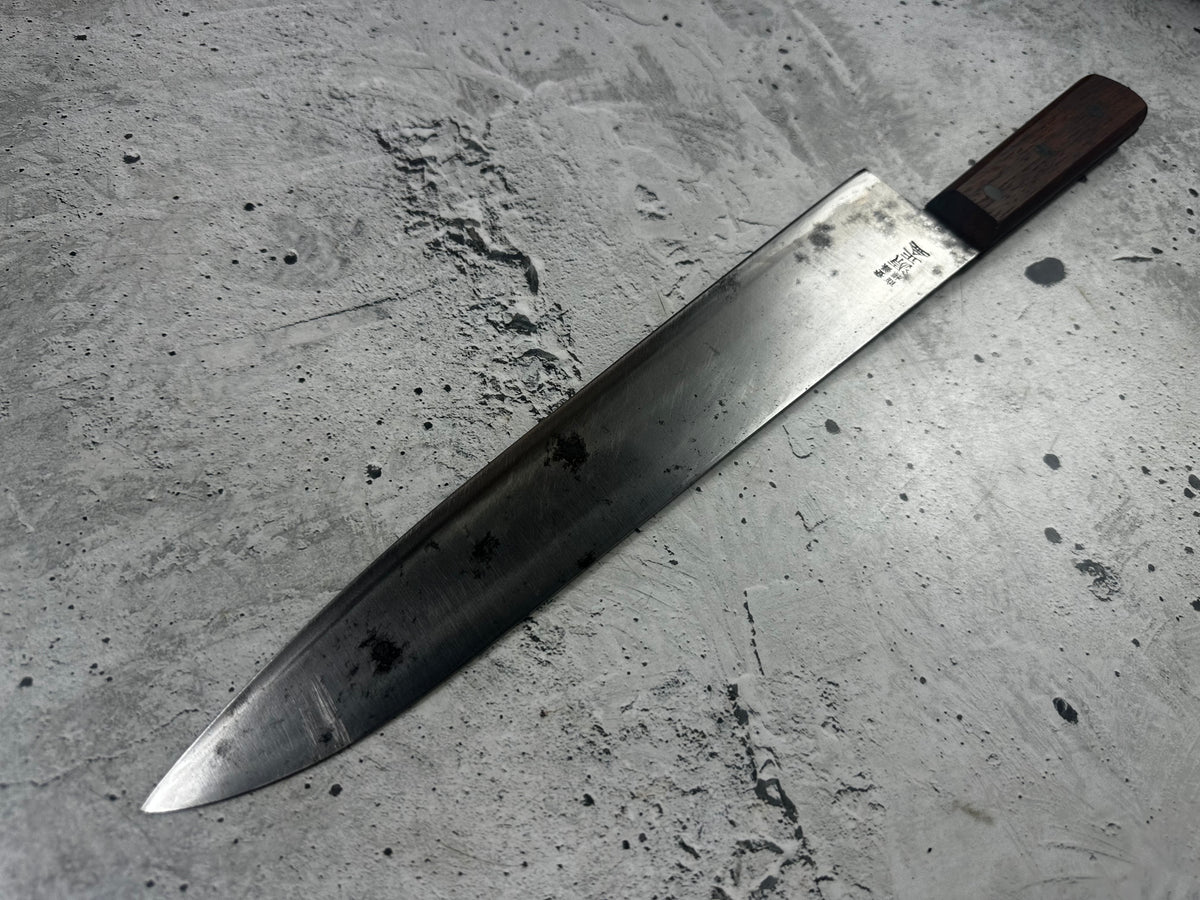 Vintage Minamoto Masakane Chef's Knife 300mm Carbon Steel 2299