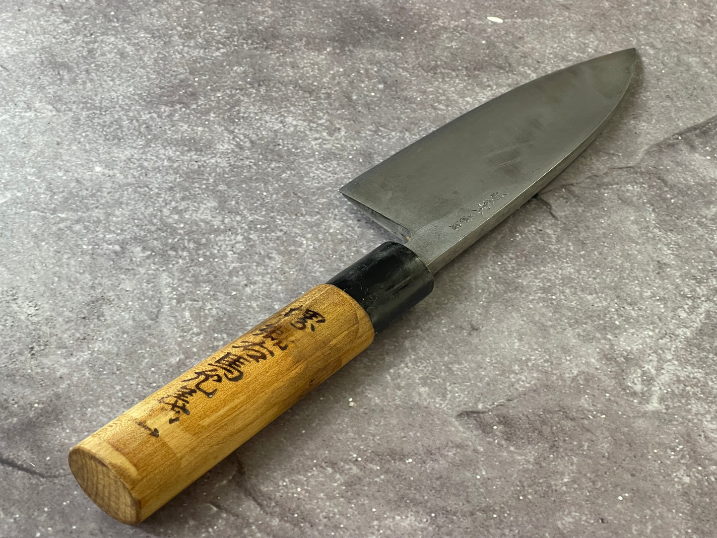 Vintage Japanese Deba Knife 150mm Made in Japan 🇯🇵 Carbon Steel 1755