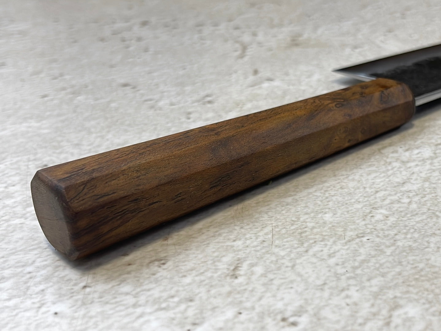 Nakiri 150mm Kurouchi Jatiwood Timber Handle