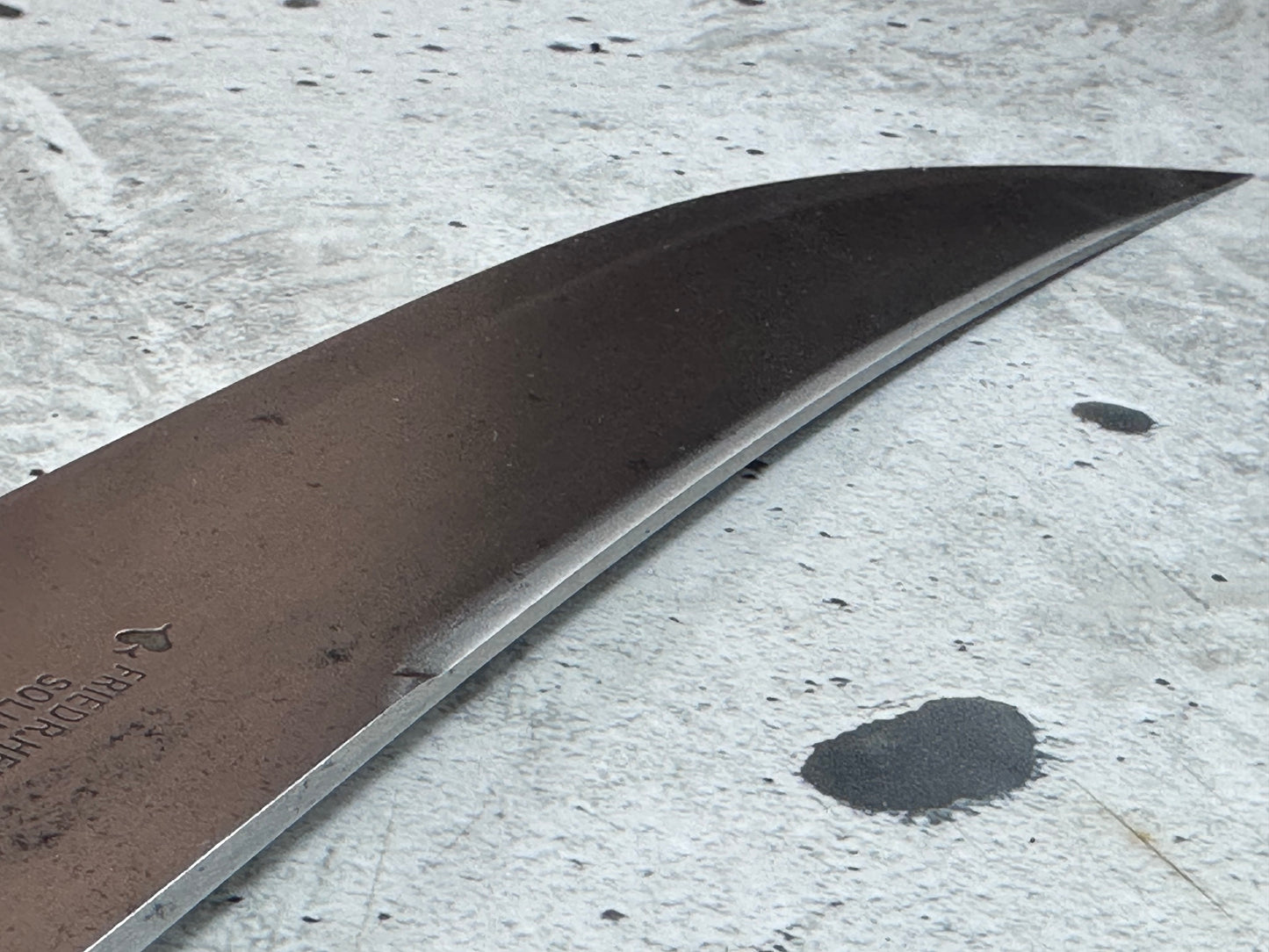 Vintage friedr. Herder Abr. Sohn Butcher Knife 240mm Made in German 2024