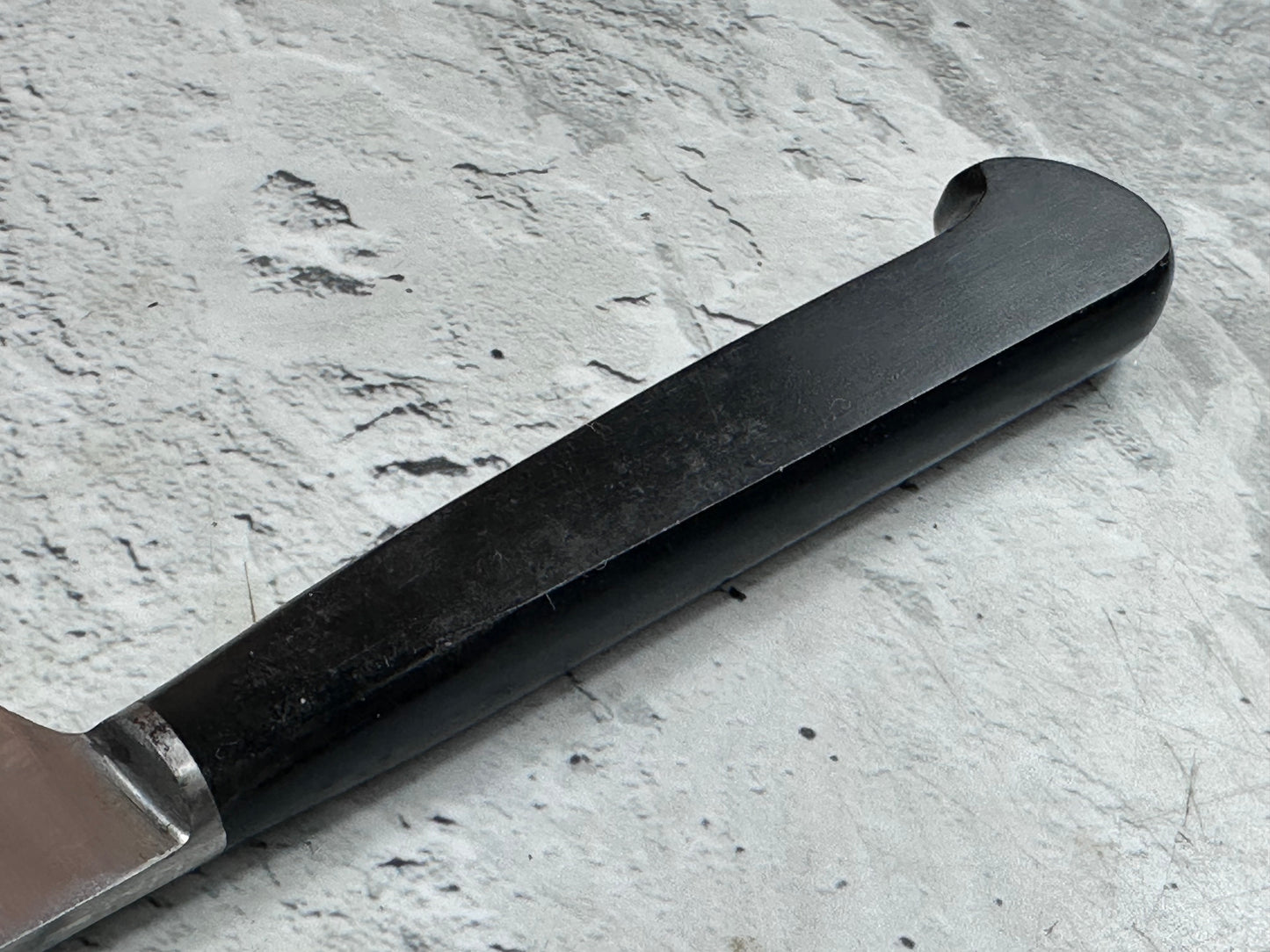 Vintage French Nogent Style Paring Knife 80mm Inox Steel POM Handle 2204
