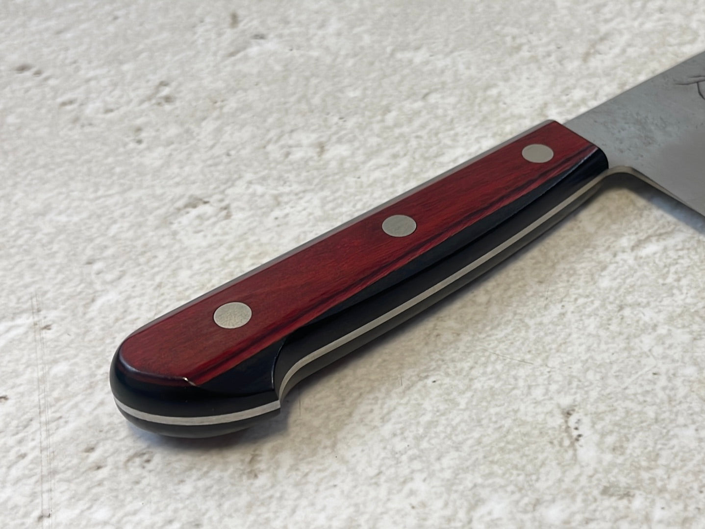 Tsunehisa G3 Nashiji Red Gyuto 210mm - Made in Japan 🇯🇵