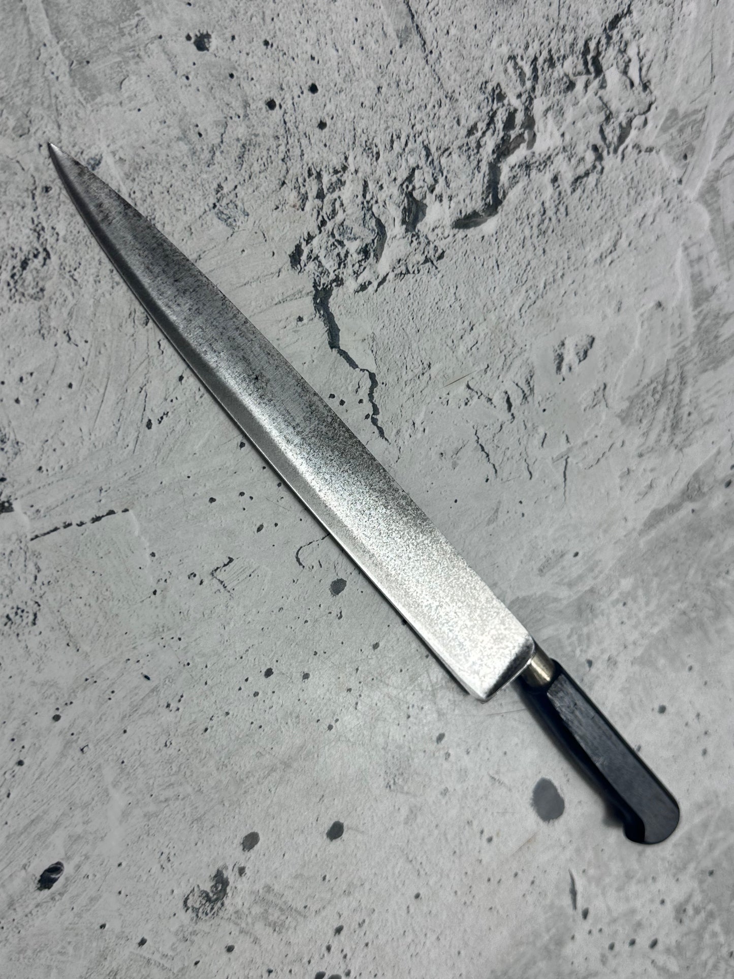 Vintage Sabatier Nogent Flexible Slicing Knife 200mm Carbon Steel 2187
