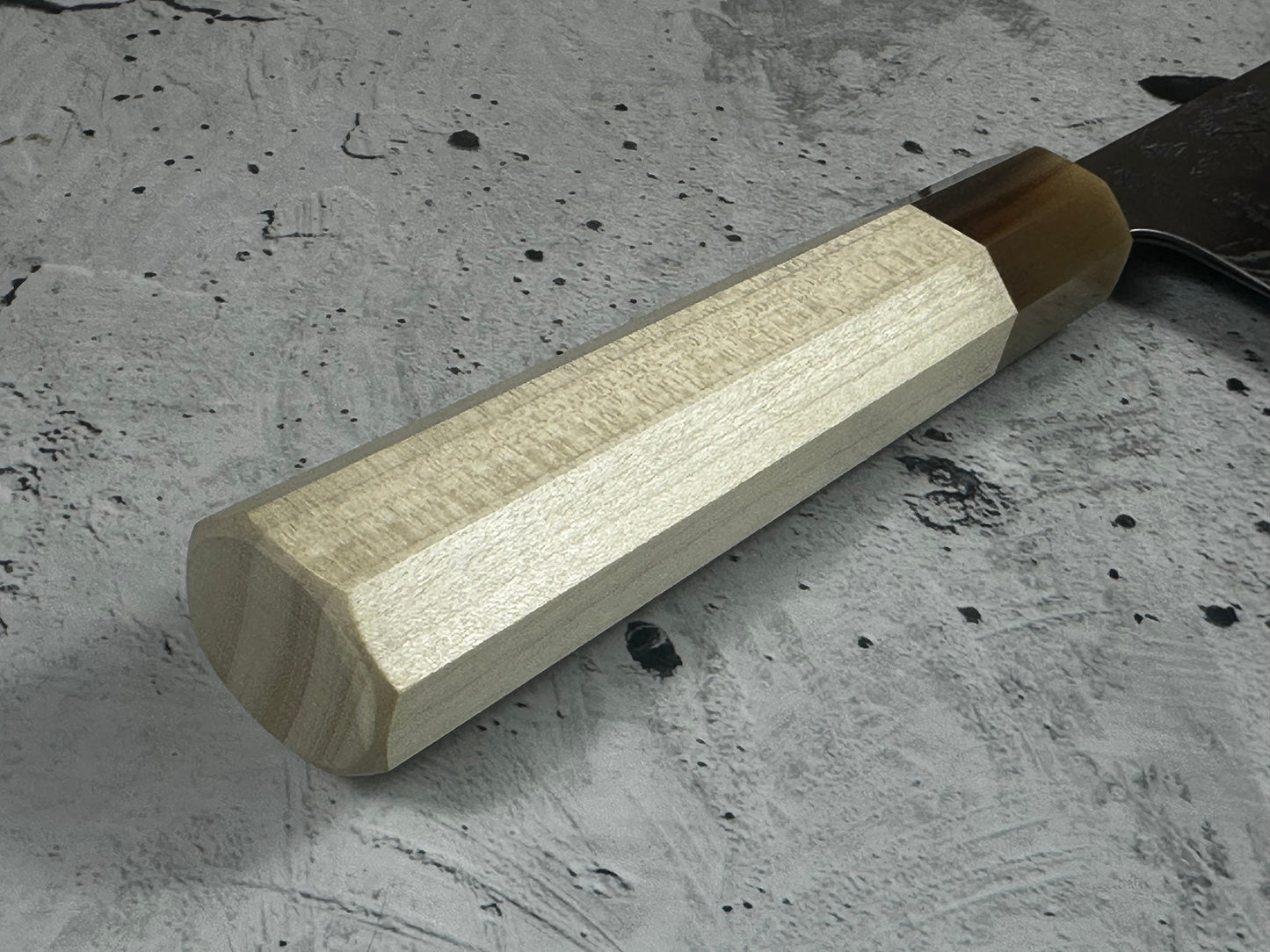 Tsunehisa SW Washiji Nakiri Knife 170mm - Made in Japan 🇯🇵 Buffalo Horn Magnolia Handle