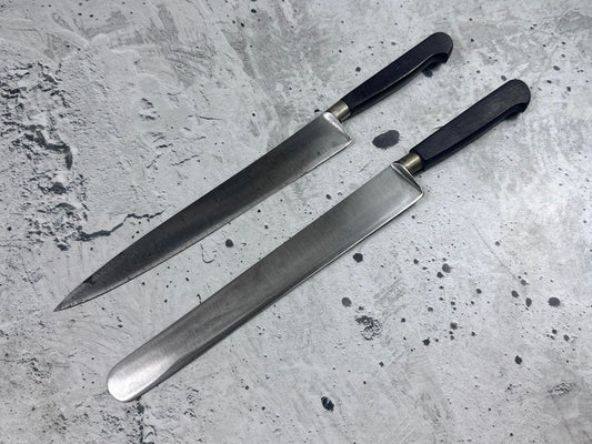 Vintage Nogent Knife Set 2x Carbon Steel France 2043