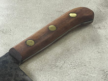 Load image into Gallery viewer, Vintage Butchers Foster Bros Cleaver Knife 180mm Made in USA 🇺🇸 Carbon Steel 1895