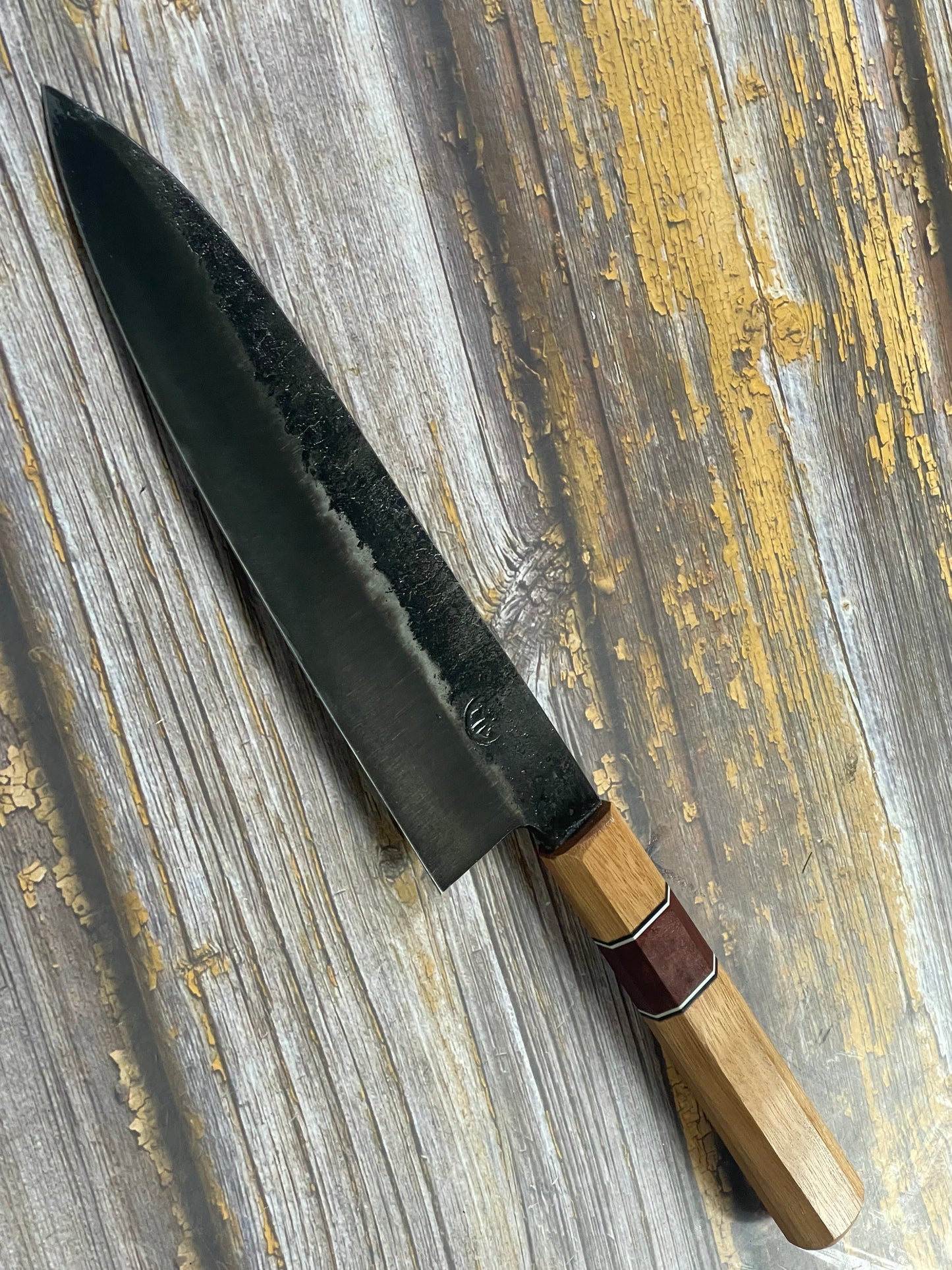 HG Blade Gyuto Knife 210mm Kurouchi Finish 1084 High Carbon Steel (2025)