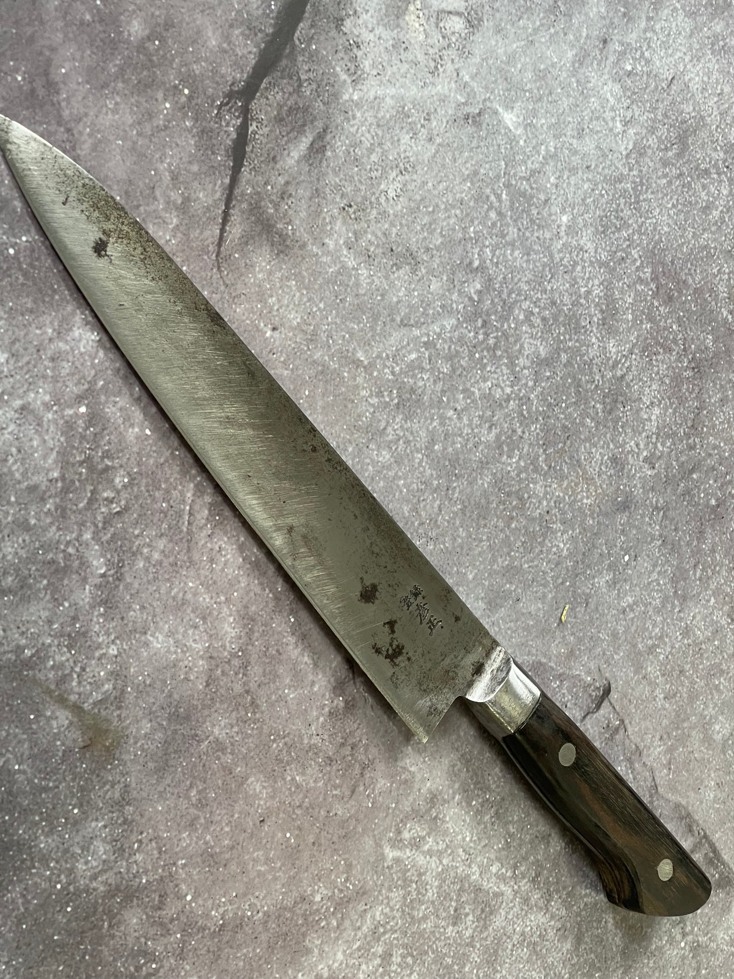 Vintage Japanese Gyuto Knife 210mm Made in Japan 🇯🇵 1631