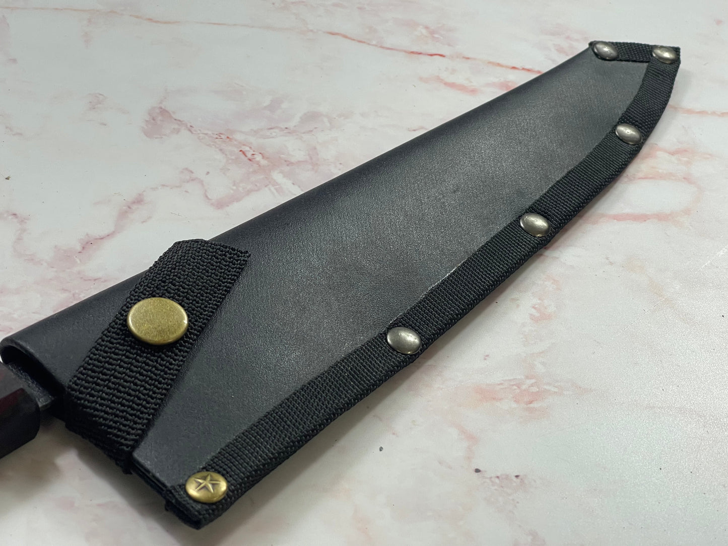 Gyuto 230mm Kurouchi Jatiwood and Rosewood Timber Handle