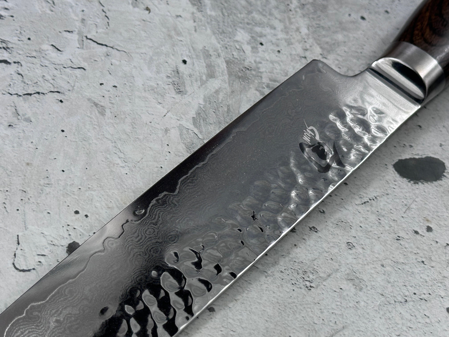 Pre-Owned Shun Premier Slicing Knife 240mm Damascus Steel PakkaWood Handle 2176