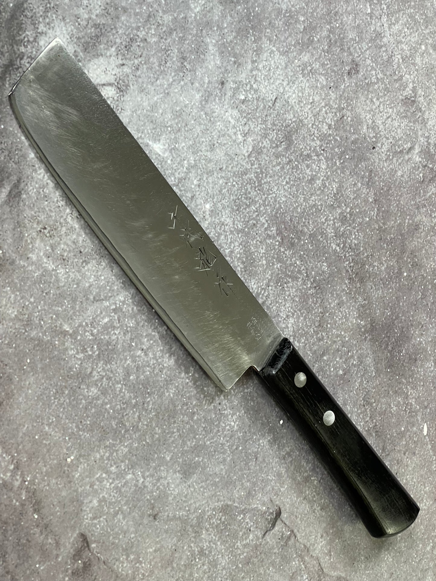 Vintage Japanese Nakiri Knife 160mm Made in Japan 🇯🇵 1673