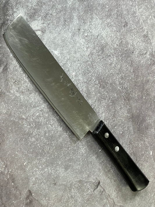 Vintage Japanese Nakiri Knife 160mm Made in Japan 🇯🇵 1673