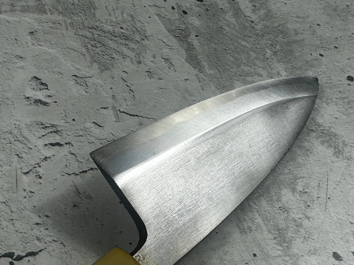 Vintage Masamoto Carbon Steel Ko-Deba Knife 120mm 2326
