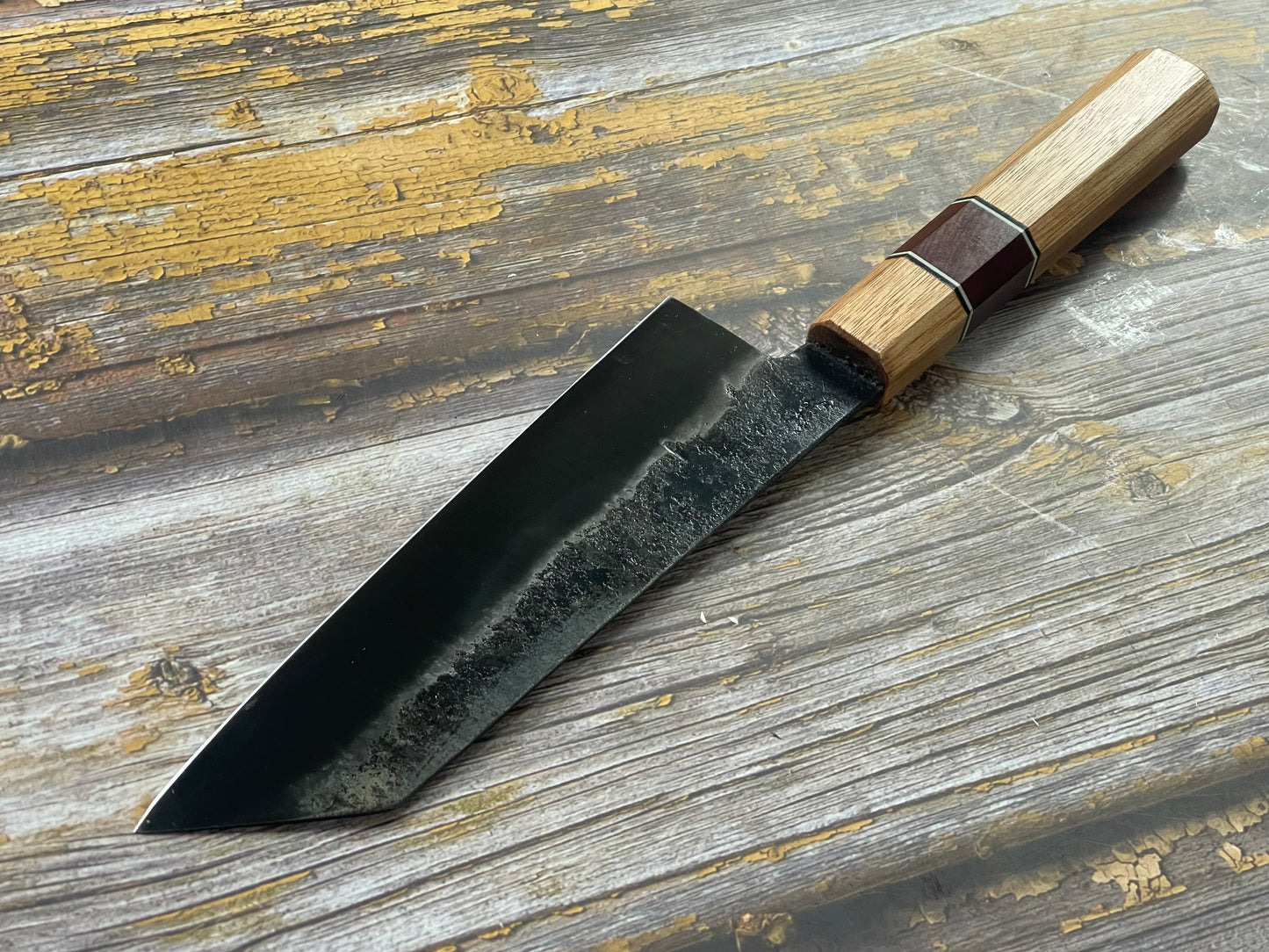 HG Blade Bunka Knife 175mm Kurouchi Finish 1084 High Carbon Steel (2025)