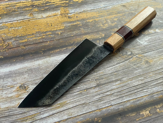 HG Blade Bunka Knife 170mm Kurouchi Finish 1084 High Carbon Steel (2025)