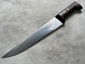 Vintage French Nogent Butcher Knife Set 2x Stainless Steel Made in France 🇫🇷  1954