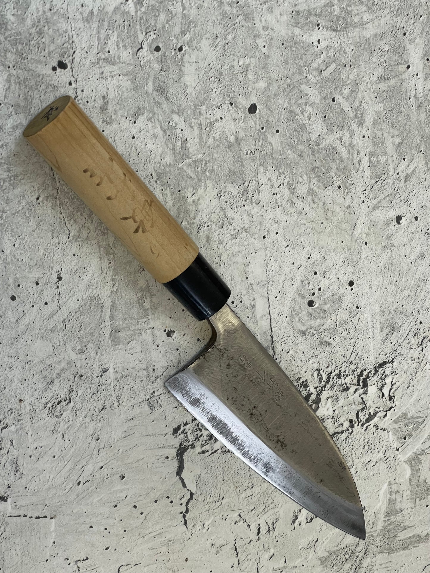 Vintage Japanese Deba Knife 170mm Made in Japan 🇯🇵 Carbon Steel 1517