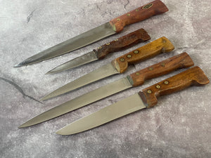 Vintage French Knife Set 5x Made in France 🇫🇷 1598