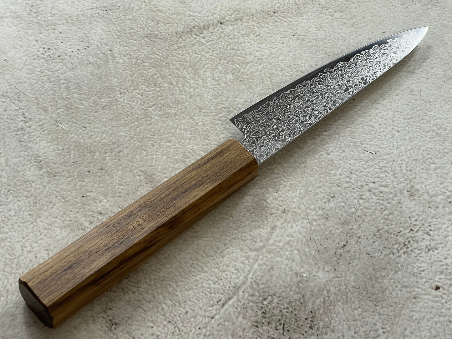Tsunehisa ZA18 Damascus Petty 135mm Oak Handle Made in Japan 🇯🇵