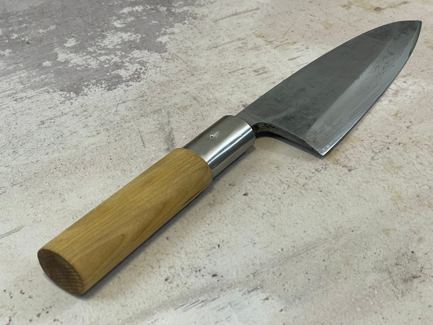 Vintage Japanese Deba Knife 150mm Made in Japan 🇯🇵 Carbon Steel 1429