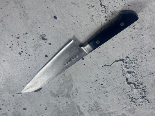 Vintage Kanehiro Santoku Knife 170mm Carbon Steel 2141