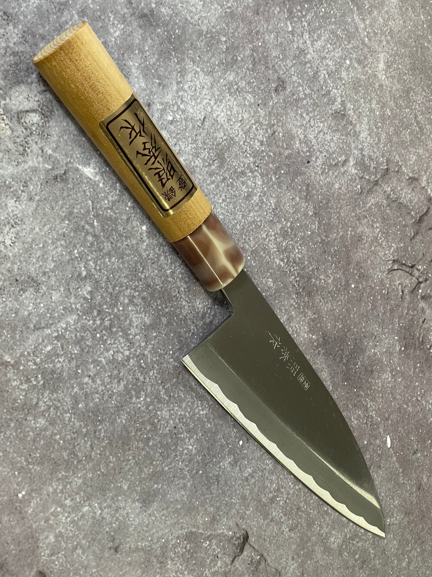 Vintage Japanese Deba Knife 150mm Made in Japan 🇯🇵 Carbon Steel 1660
