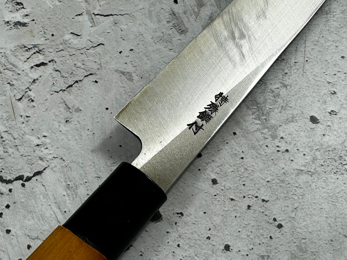 Vintage Tsunemaru Saku Yanagiba Knife 200mm Carbon Steel Magnolia Handle 2264
